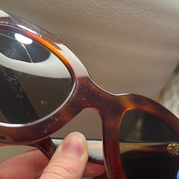 Celine Oversized Round Tortoise Shell Sunglasses CL4005 IN Blonde Orange Brown - Picture 12 of 14